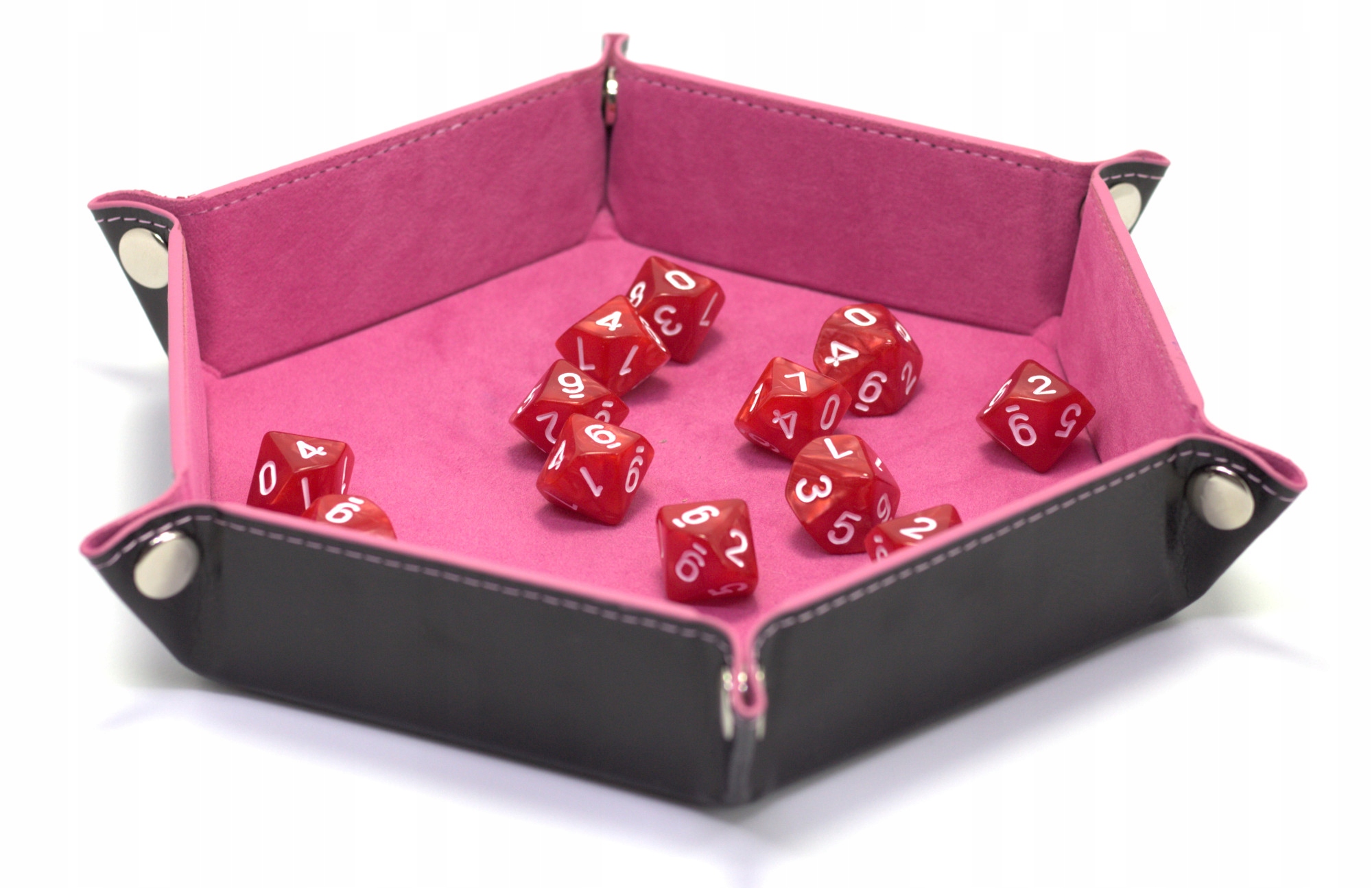 ZESTAW 25 KOSTEK K10 RPG KOŚĆ DZIESIĘCIOŚCIENNA Z PIEKIEŁ 0-9 Liczba ścian 10