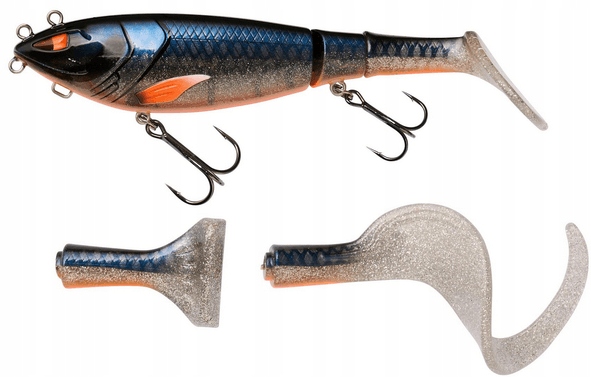 Wobler na szczupaka Berkley Zilla Tailswinger 14cm Two Tone