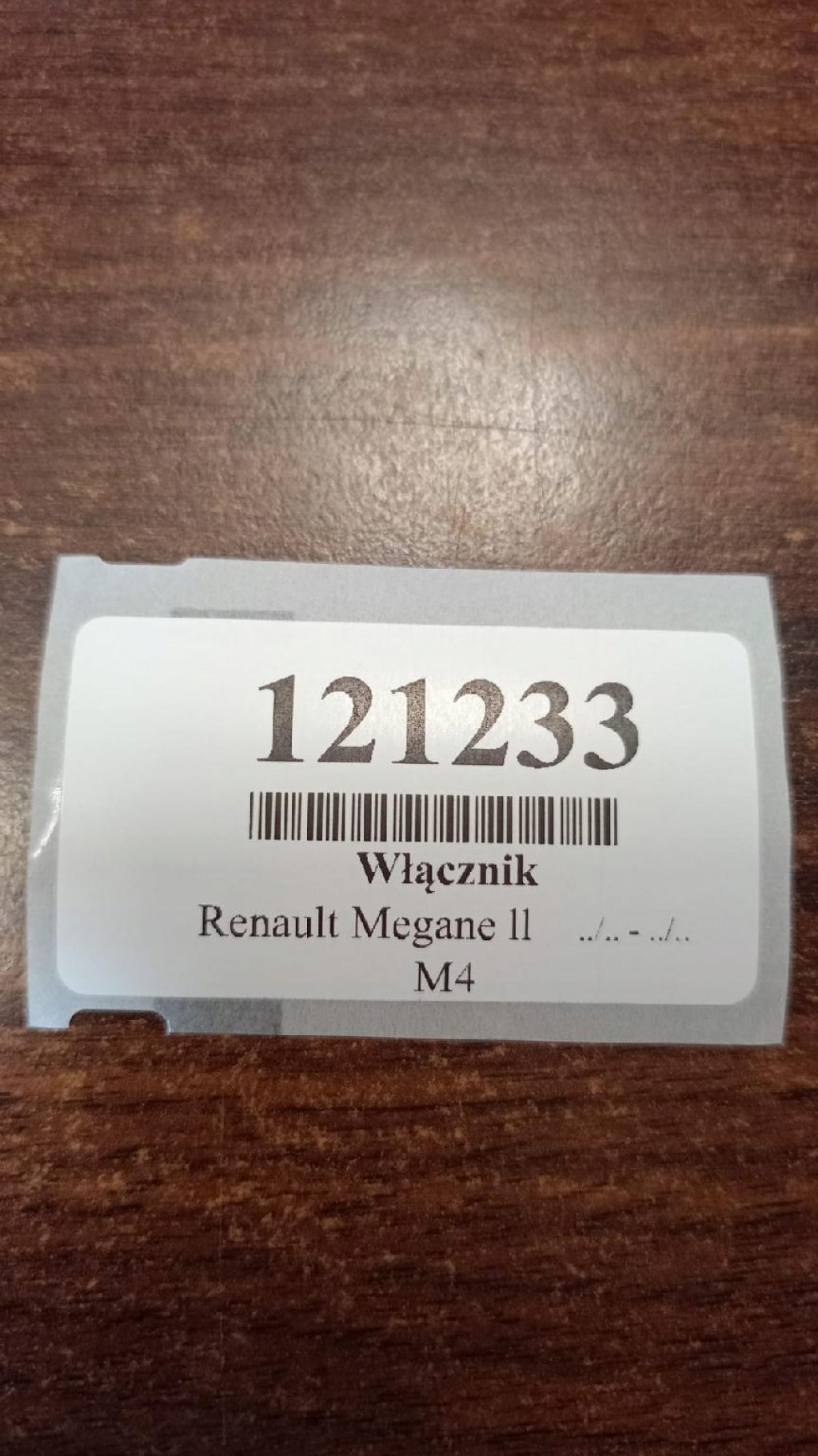 RENAULT MEGANE II button START STOP 2793402