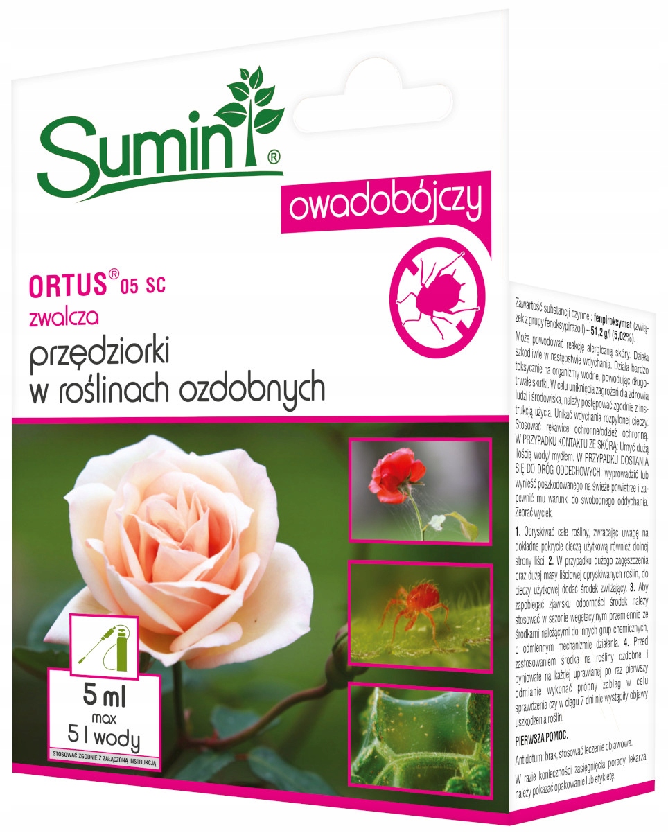 

Sumin Ortus 05SC owadobójczy na przędziorki 5 ml