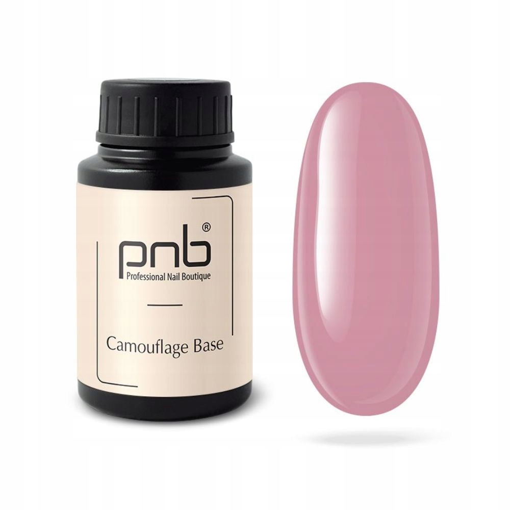 Hybridní kamuflážní báze Pnb Uv/led Camouflage Base Pink Růžová 30 ml