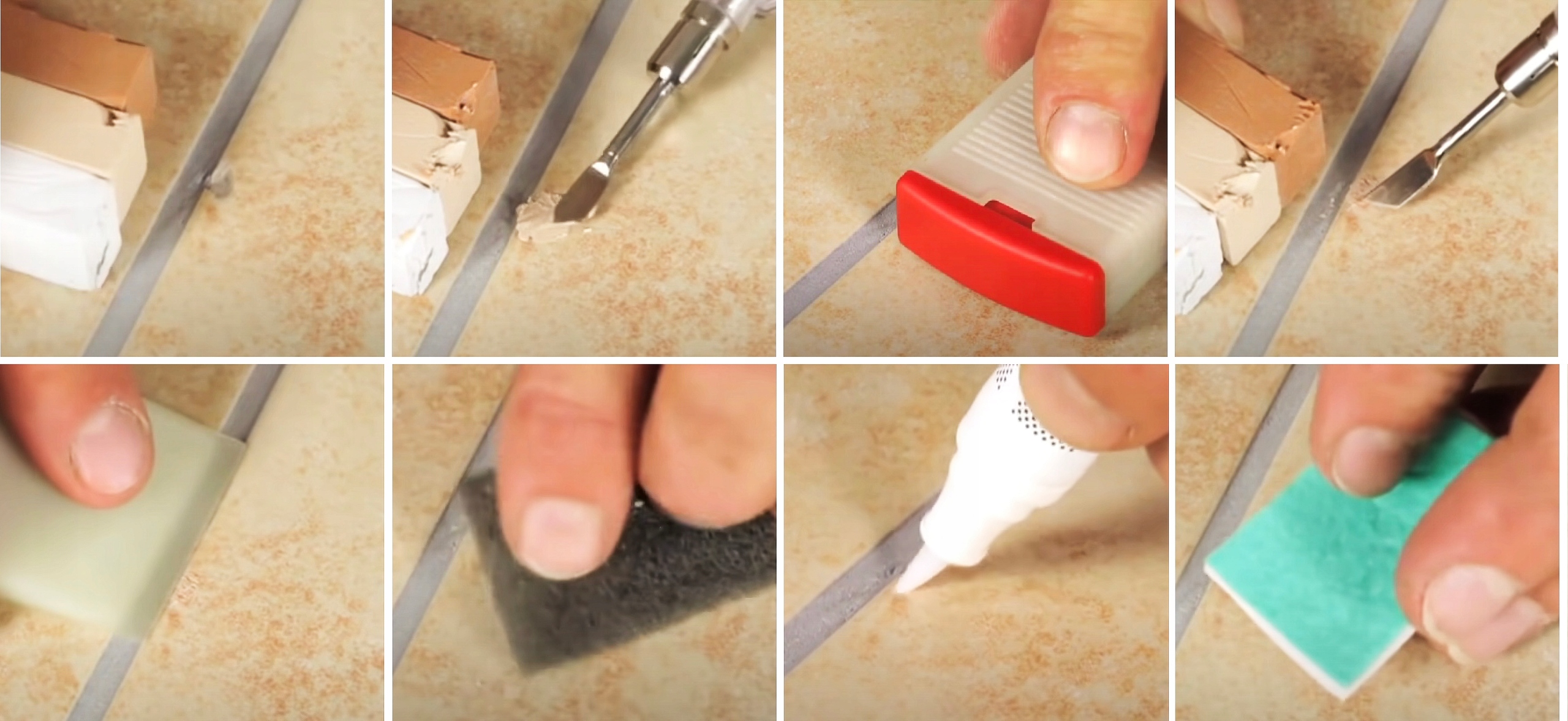 Zestaw wosków do naprawy retuszu renowacji płytek glazury terakoty kamienia Stan opakowania oryginalne