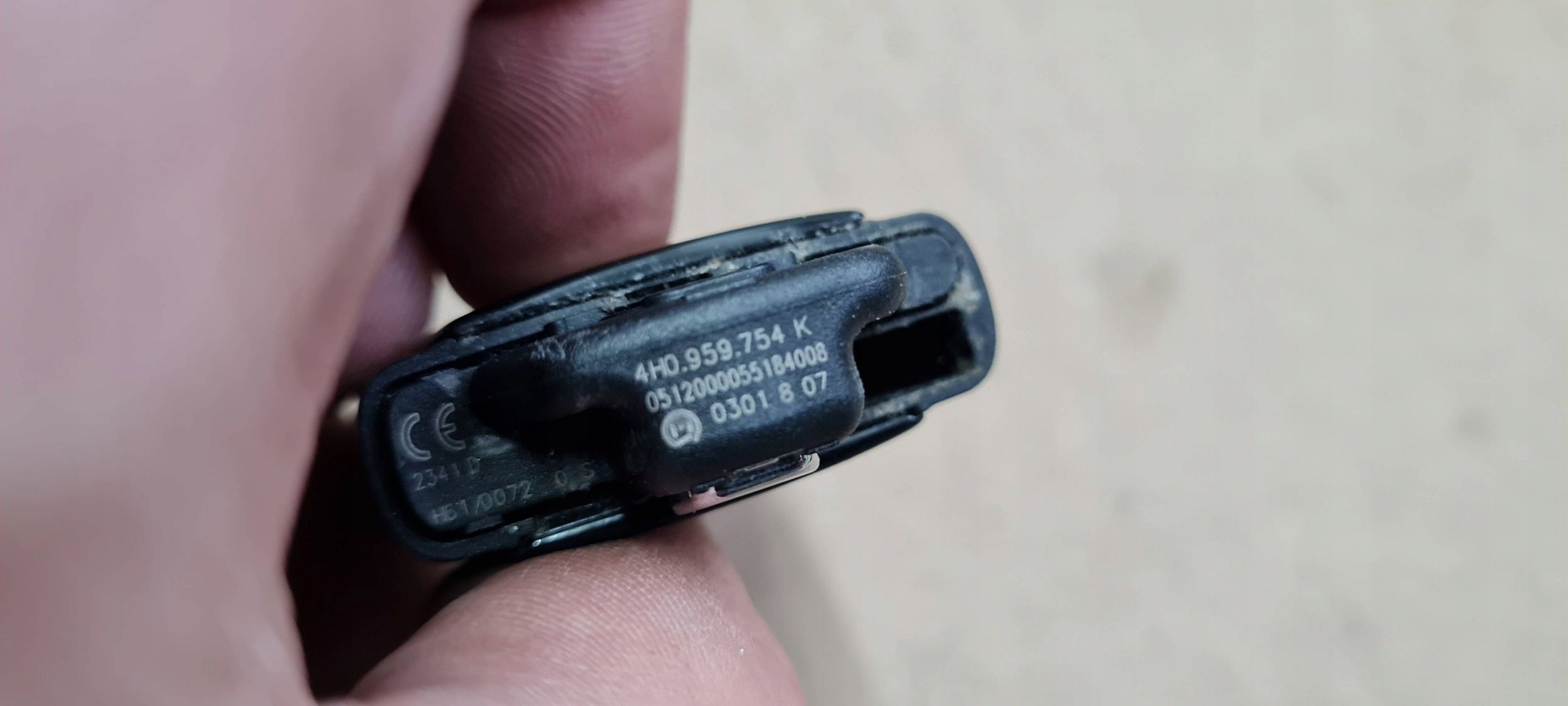 A7 4G key PILOT KEYLESS 4H0959754K AUDI A6 C7 4G