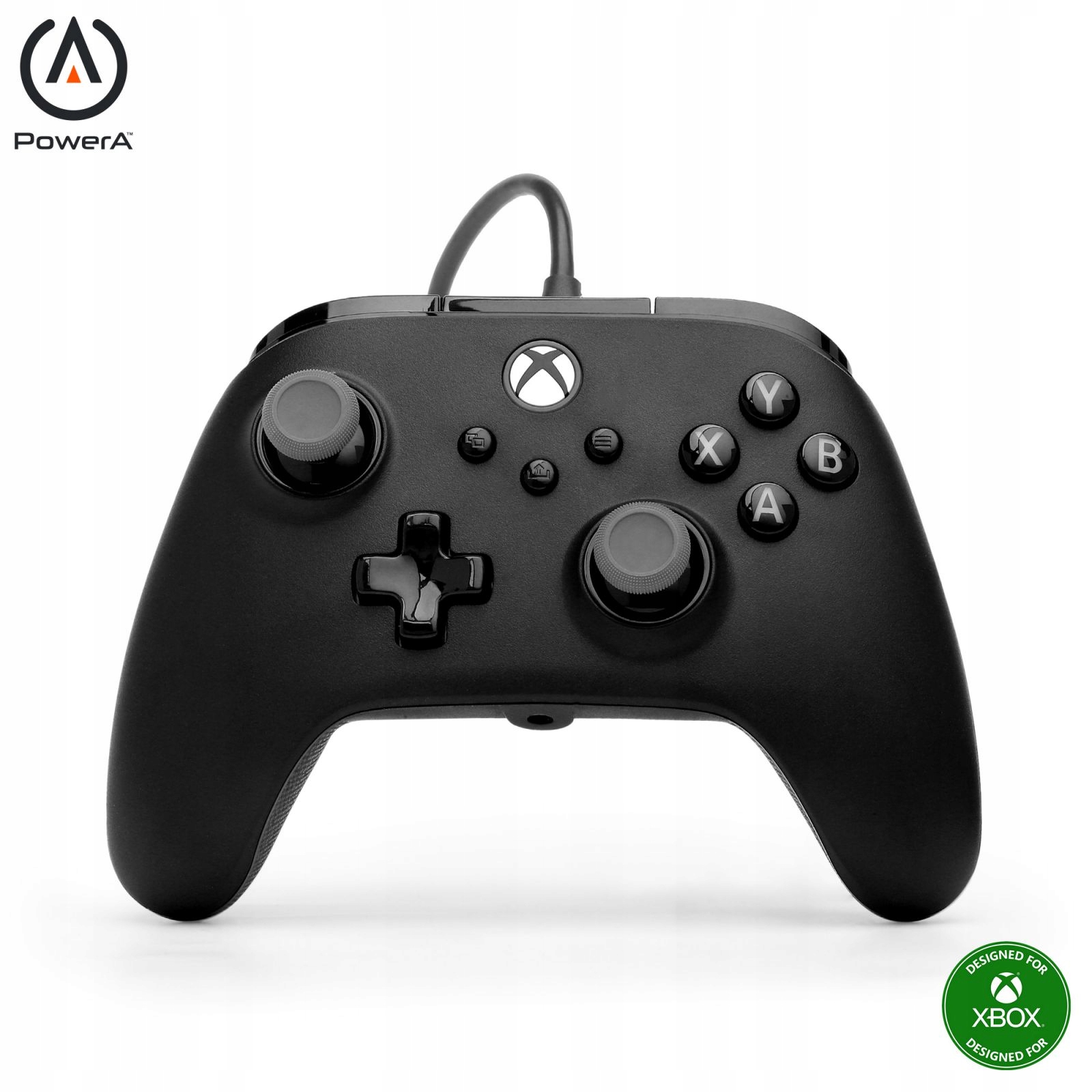 PowerA Advantage+, Xbox Series, Xbox One, PC, Czarny, Kontroler przewodowy