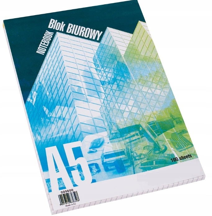 

Blok biurowy A6 100 arkuszy kratka notes