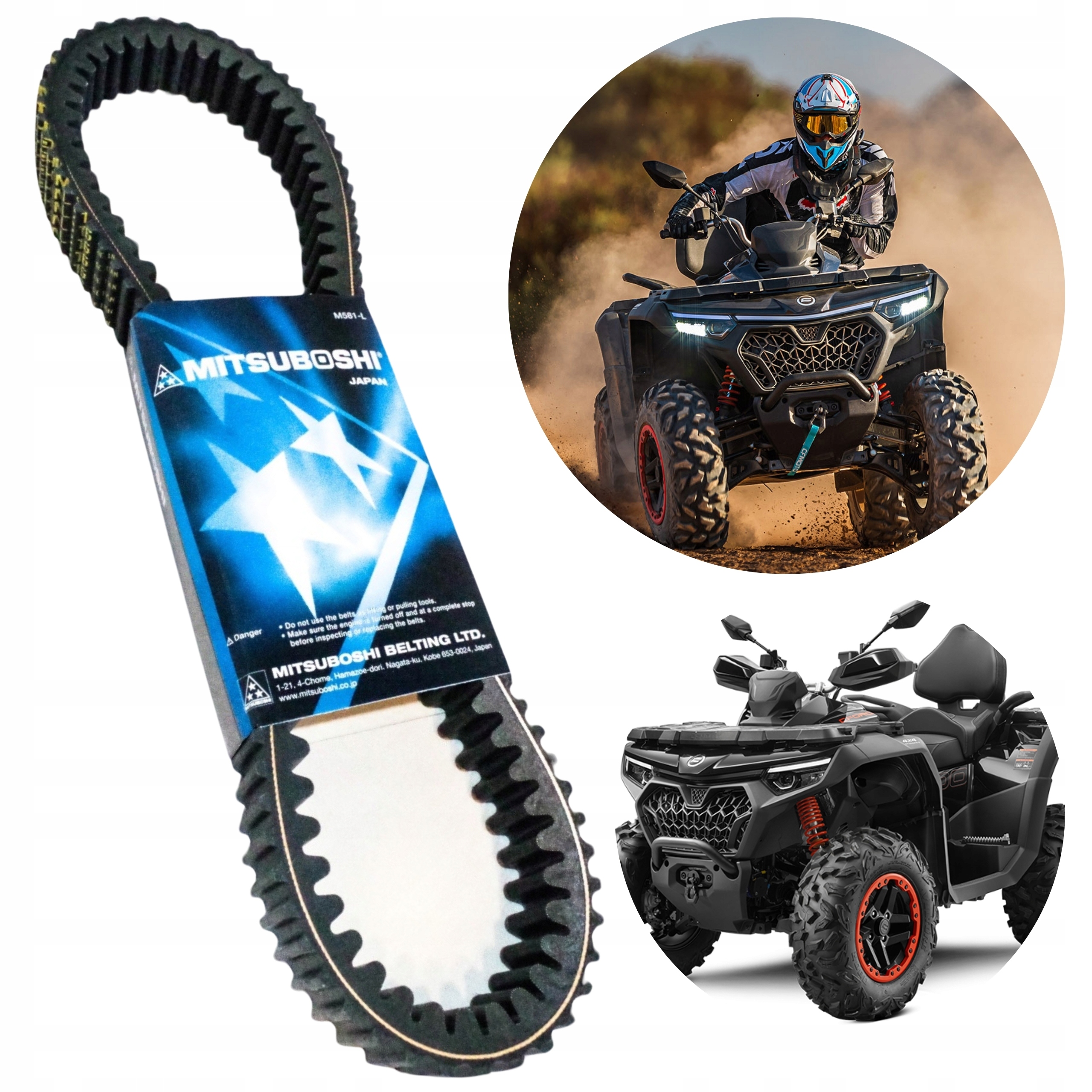 Pasek napędowy cf moto 850 1000 G3 Mitsuboshi