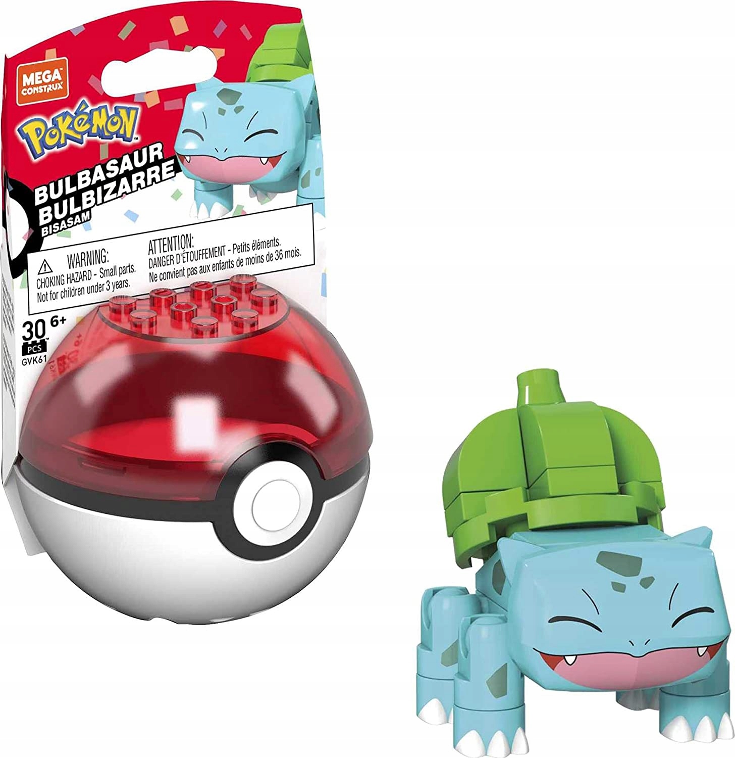 Mattel Mega Construx Pokemon Bulbasaur GVK61 12381291005 Allegro.pl