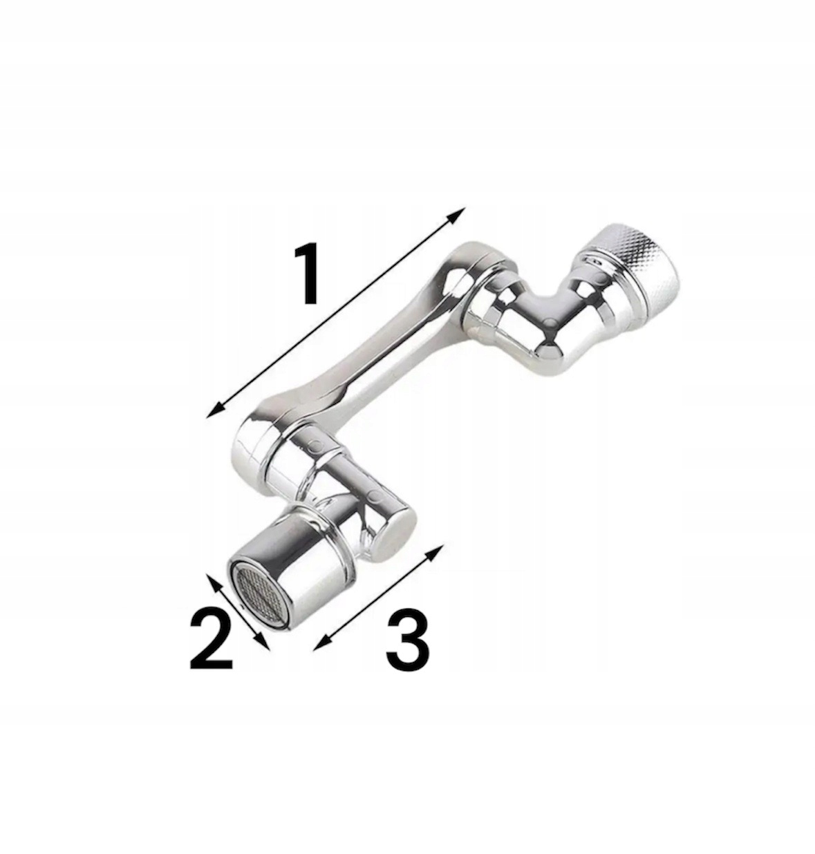 OBROTOWY PRZEDŁUŻACZ DO KRANU AERATOR PRZEDŁUŻKA Typ inny