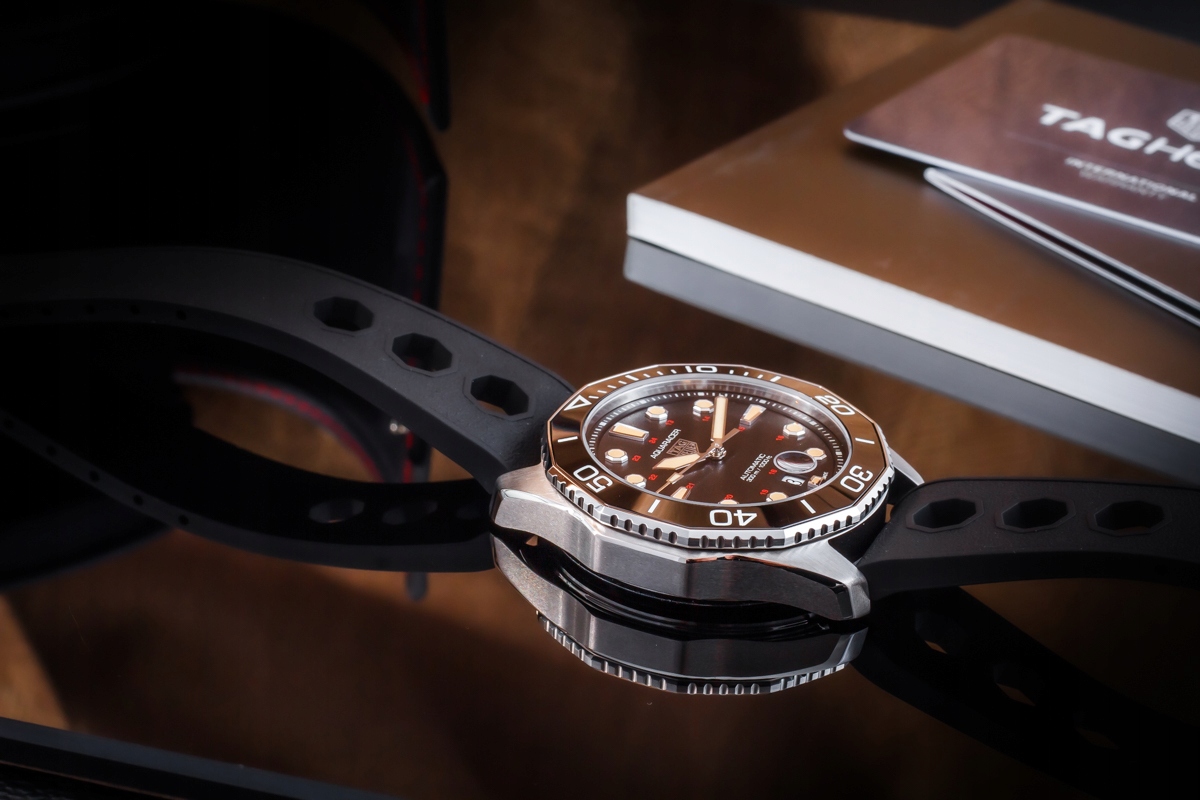 TAG HEUER AQUARACER TRIBUTE TO HEUER 43MM NOWY/KPL Funkcje Datownik Wodoszczelny