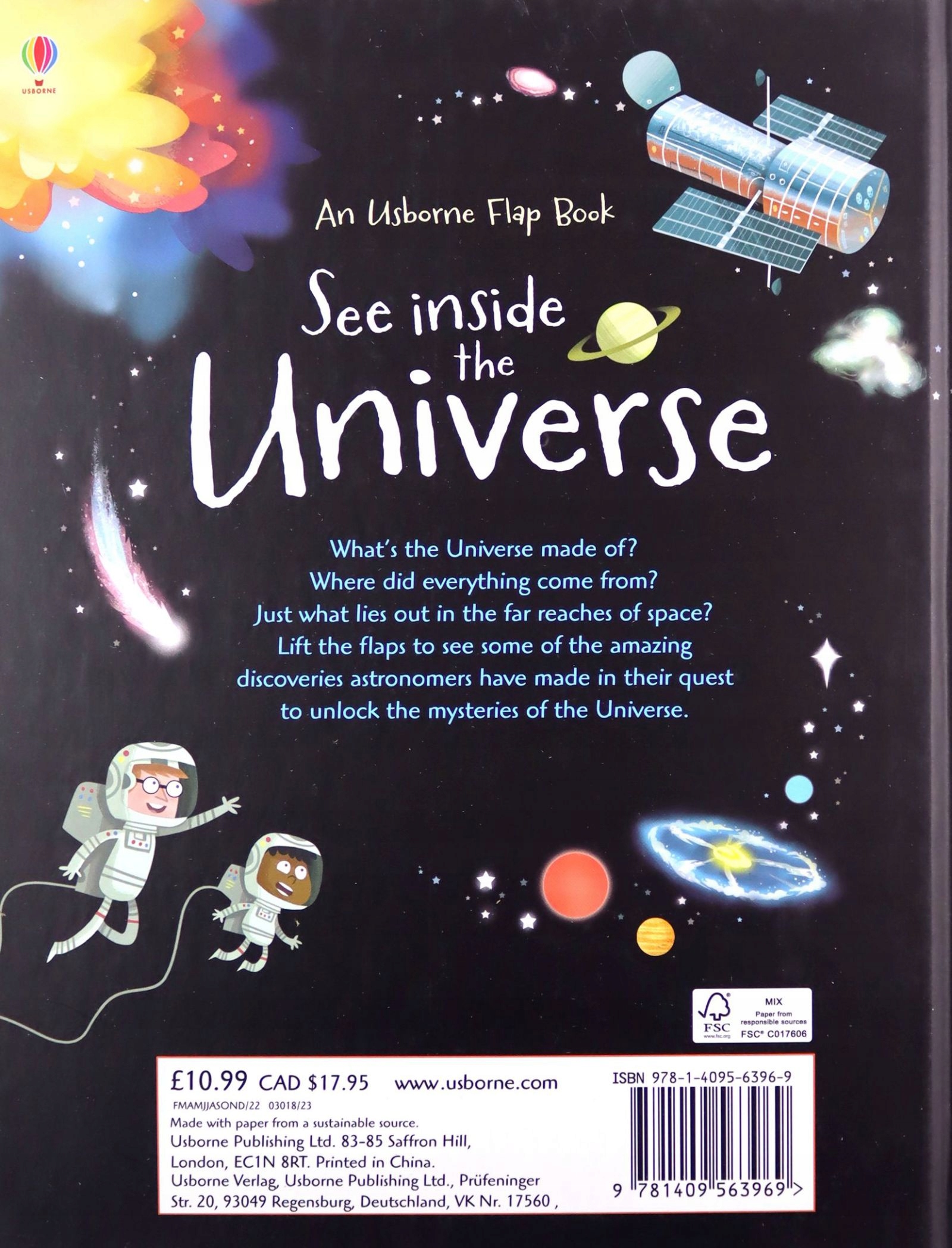 SEE INSIDE THE UNIVERSE (USBORNE SEE INSIDE): 1 - Stan opakowania oryginalne
