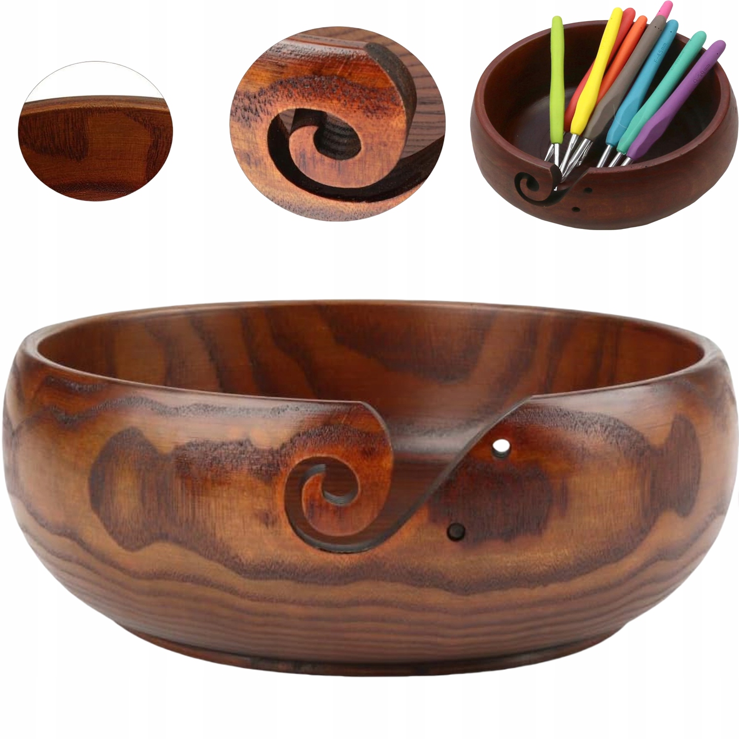 Miska Diy Na Přízi Dřevěná Vlna Na Háčkování Pletení