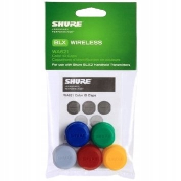 Barevné kroužky pro identifikaci vysílačů BLX2 Shure WA621 x5