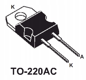 [STcs] STTA806D Dioda Ultrafast 600V 8A 25ns