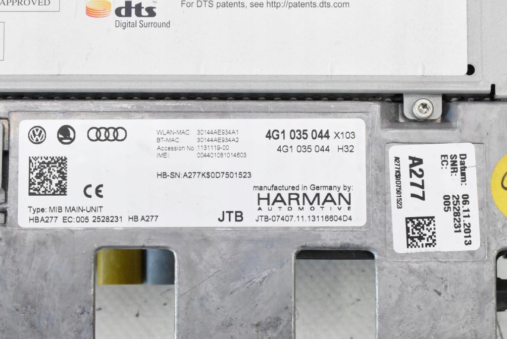 player navigation devices CD SD SIM 4G1035044 AUDI A6 C7 LIFT 14-20
