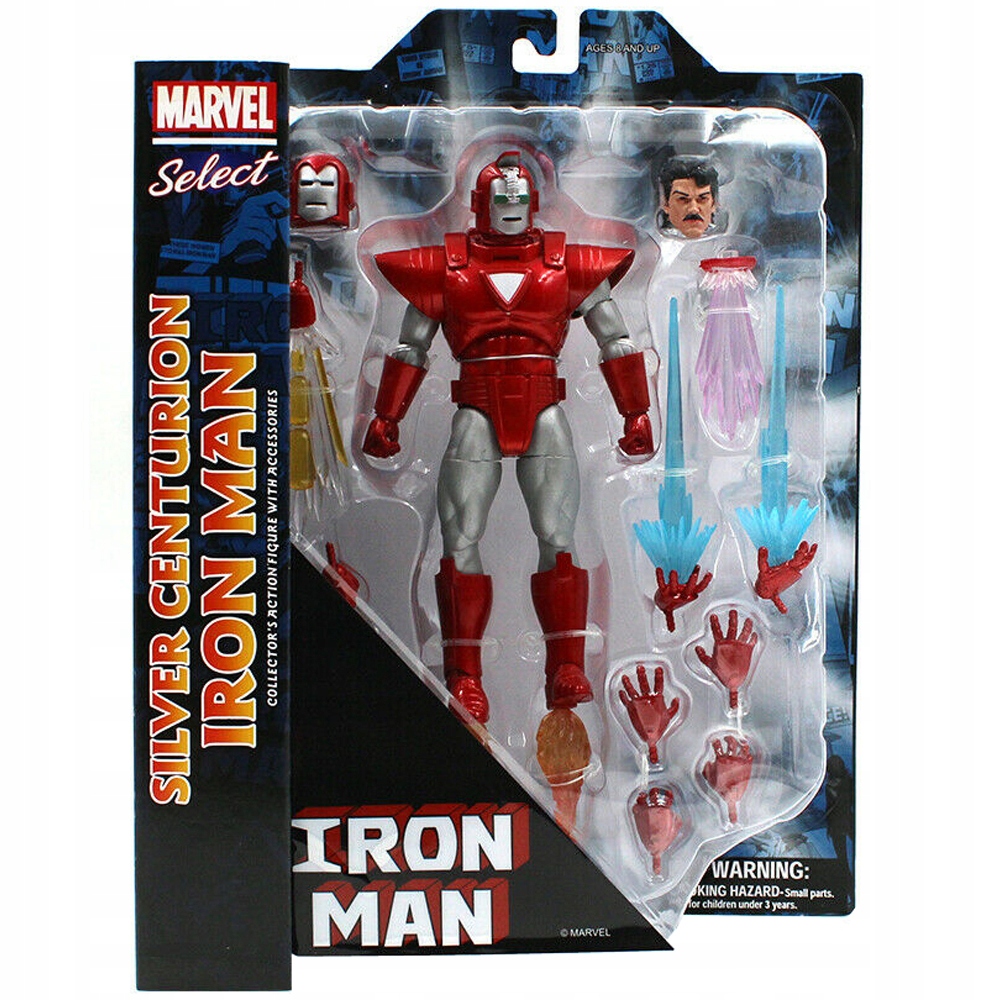 Iron Man (Silver Centurion) Figurka Marvel Select