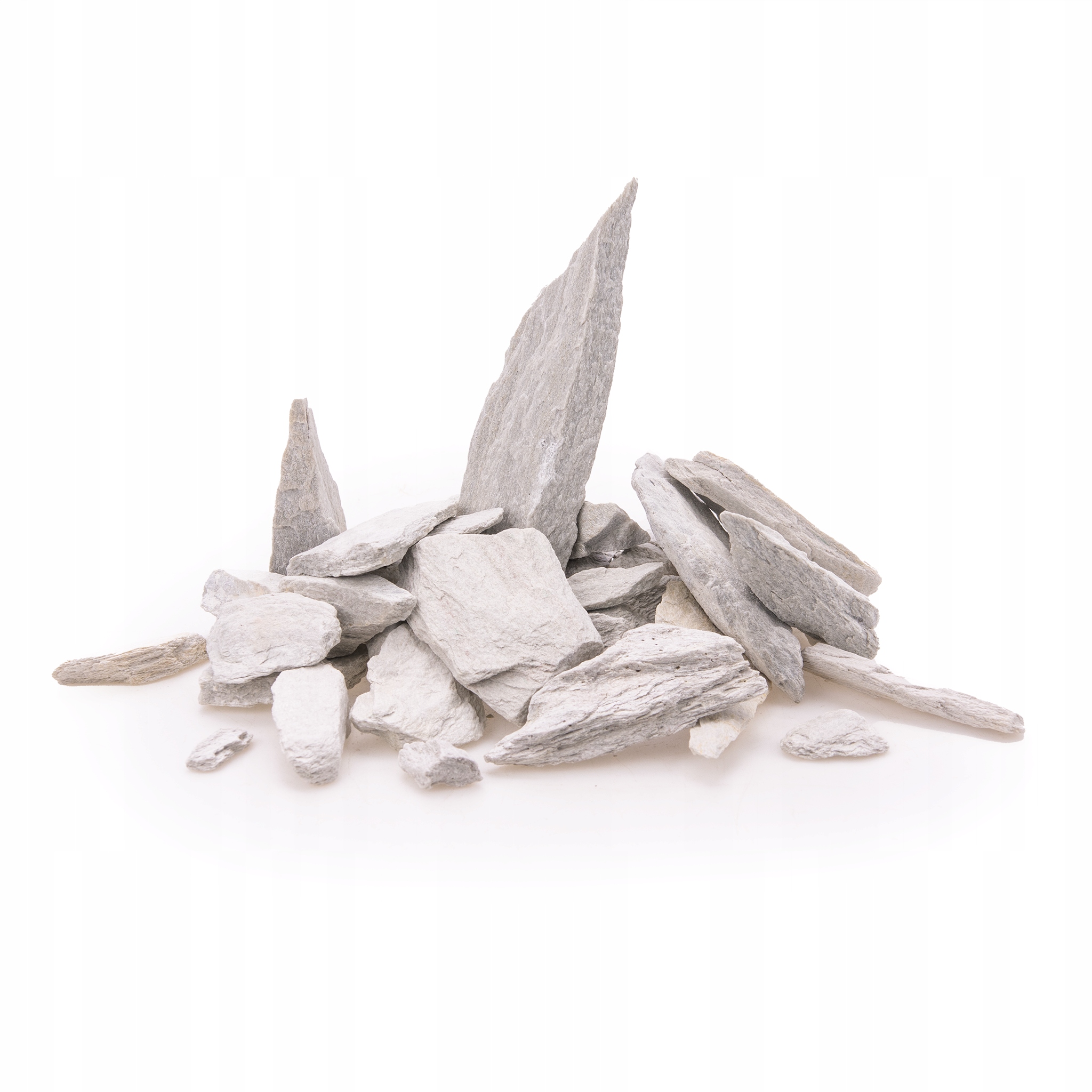 Levně Bílá břidlice do akvária Kámen Grys 1-10 cm 24 g