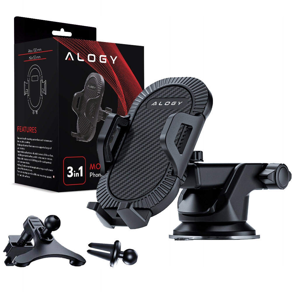 UCHWYT DO SAMOCHODU NA TELEFON SZYBĘ DESKĘ KOKPIT SAMOCHODOWY MOCNY Numer katalogowy producenta 10224