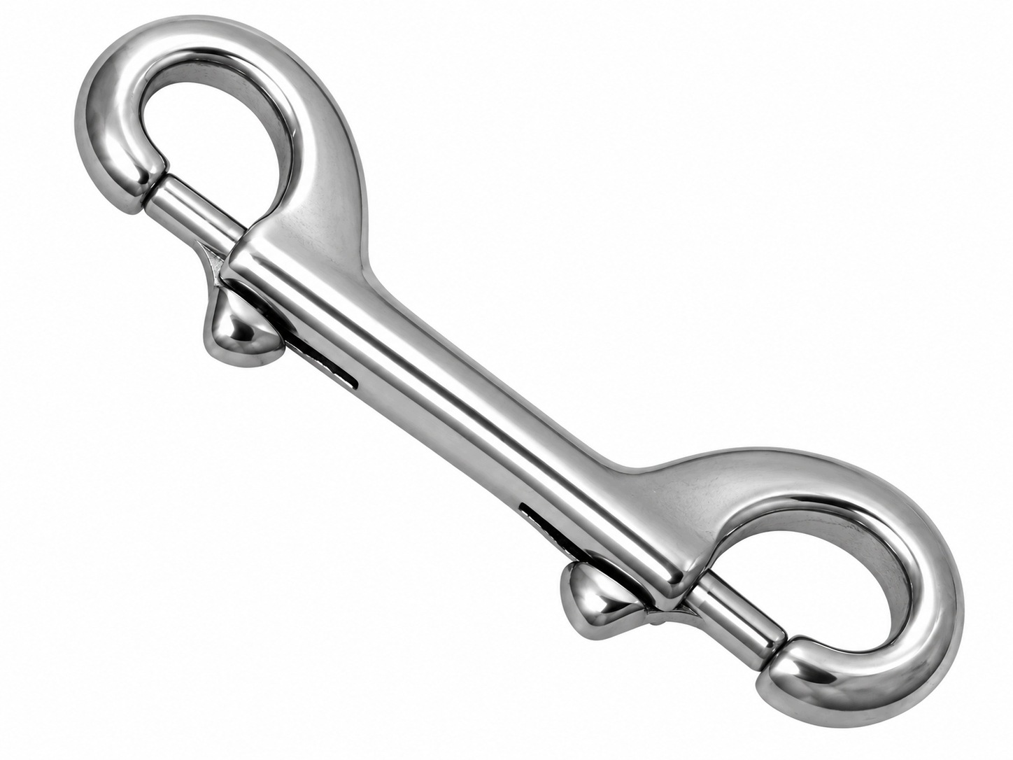 Dvojitá karabinka 90 mm A4 Aisi 316 Inox 10 kusů