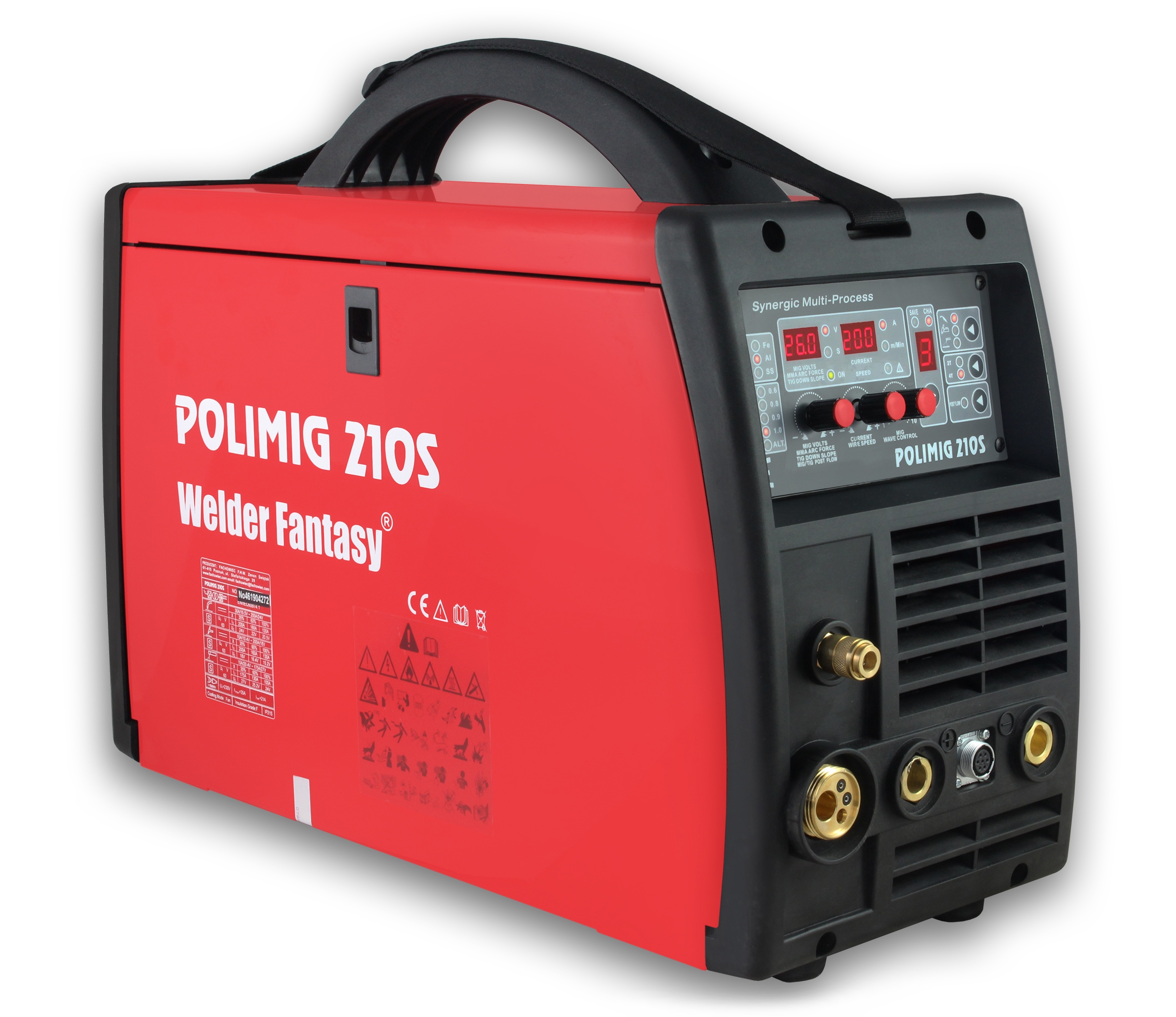 MIGOMAT PÓŁAUTOMAT SPAWALNICZY POLIMIG 210S SPAWARKA TIG MIG ZESTAW EAN (GTIN) 5906150830458