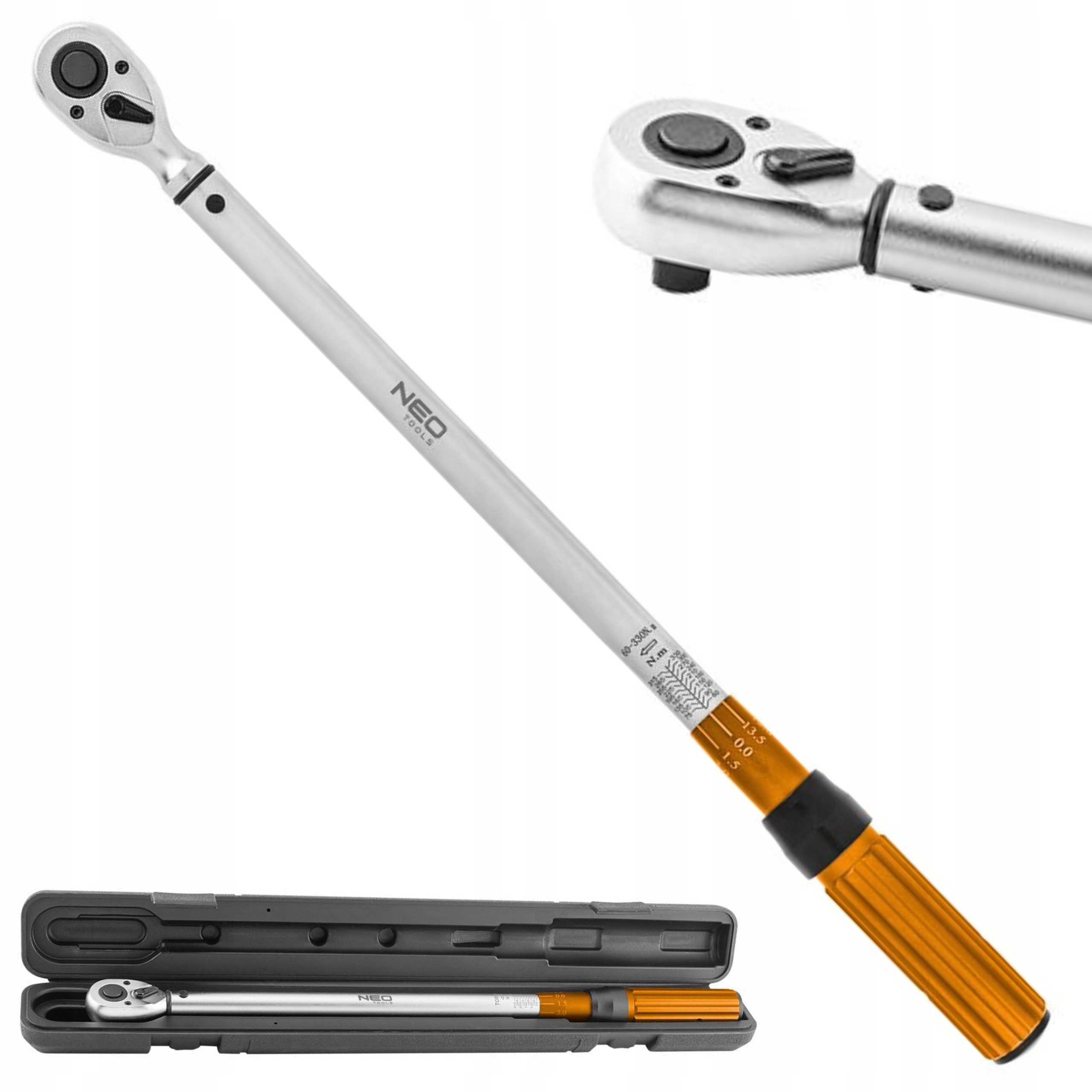 Neo Momentový Kľúč 1/2'''' 60-330 Nm 08-837 Kalibračný Certifikát