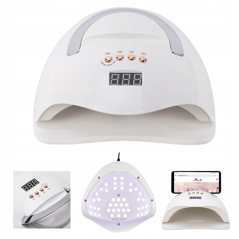 

Lampa Uv/led 220W 45 Diod Hybrydy Żel Mocna Biała