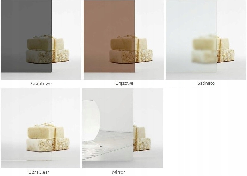 Drzwi prysznicowe Nes DWD II BLACK 170x200 W1 RADAWAY Wykończenie szkła przezroczyste