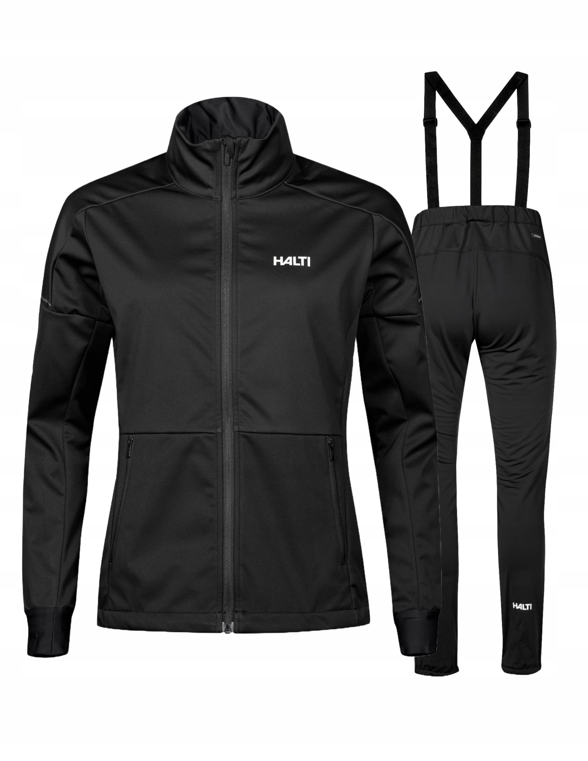 Dámský komplet Halti Huuru XC Na Běh Bunda Kalhoty Softshell 36