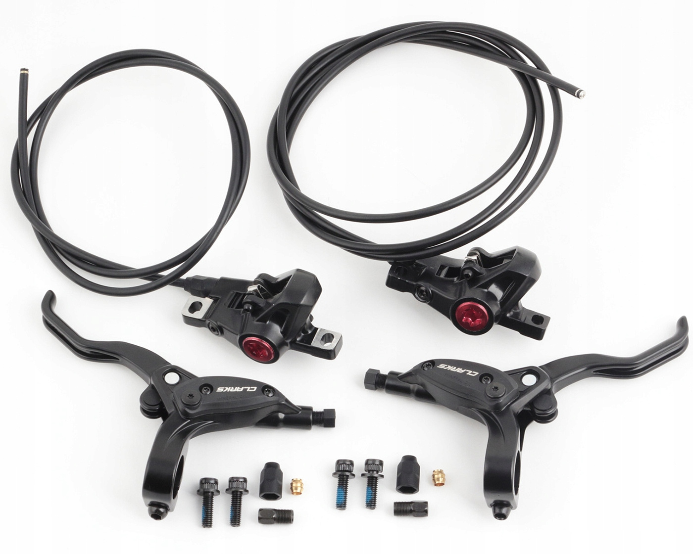 Hamulce hydraul. Clarks M-2 /przód 1000mm tył 1700mm kpl