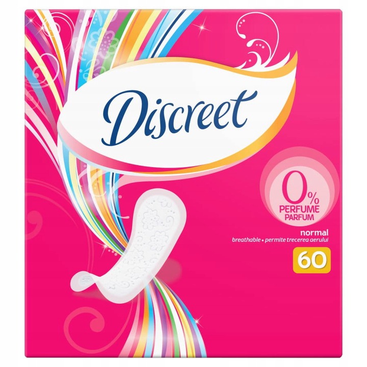

Discreet Wkładki Higienicznie Normal 60SZT