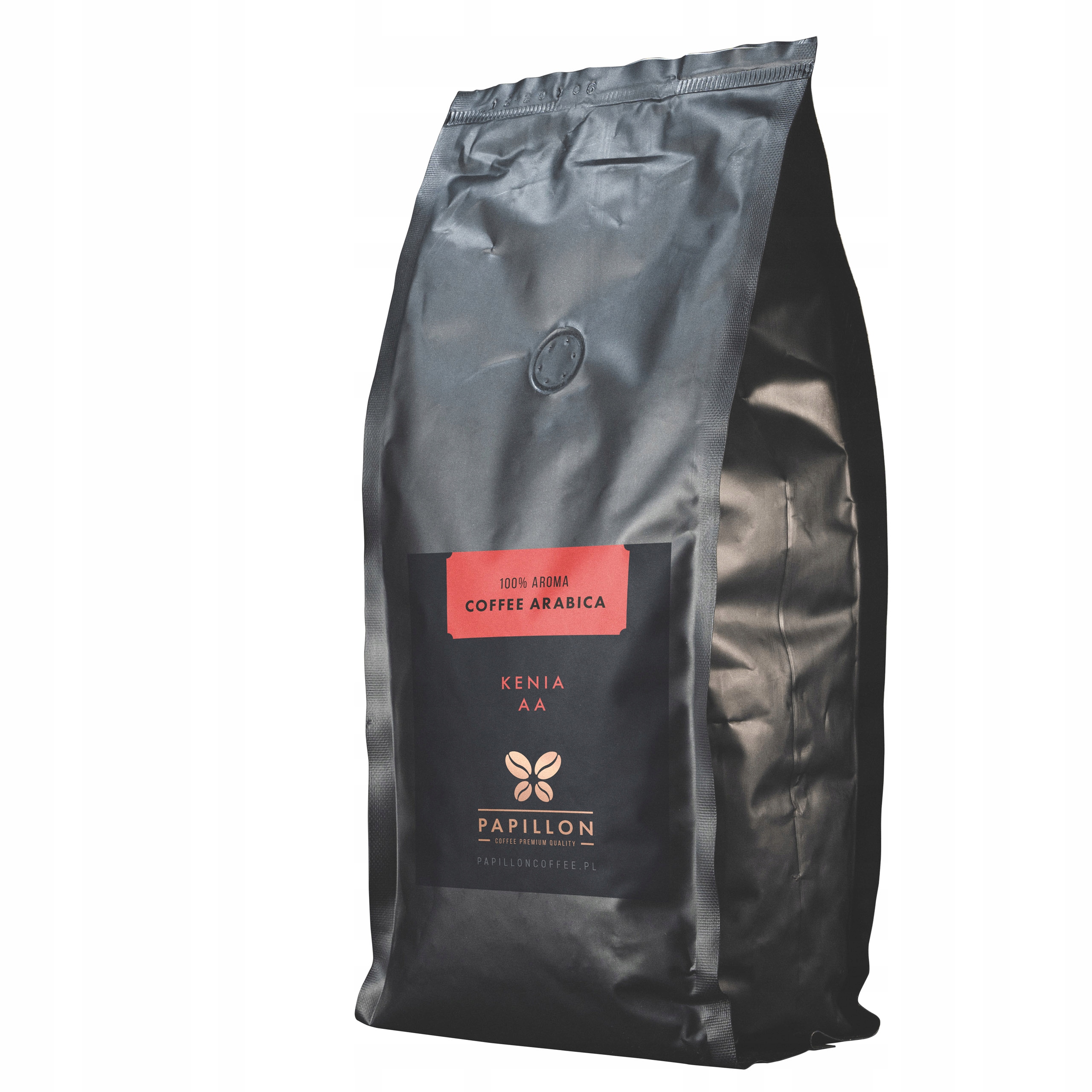 Levně Káva zrnková Arabica Papillon Coffee Káva Keňa Aa 0,5 kg