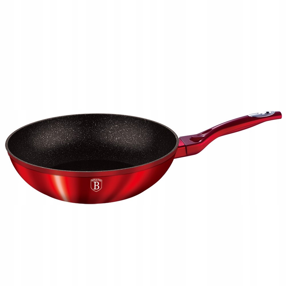 Granitový Wok 28 cm Berlinger Haus Line BH-1267 Burgundy