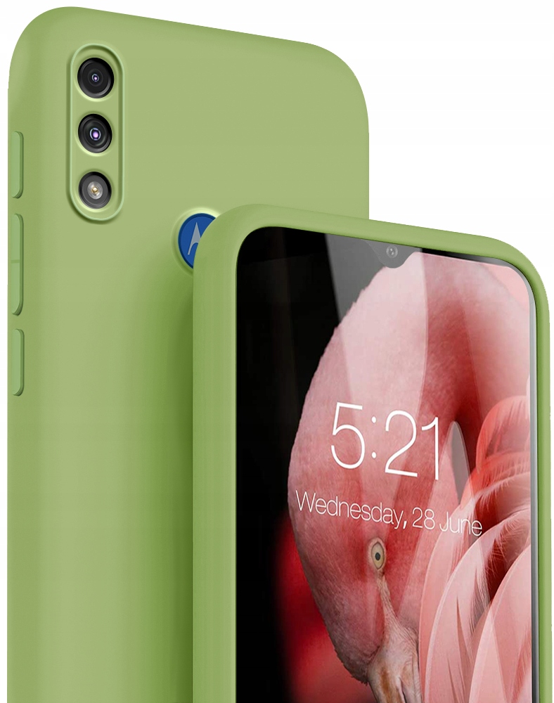 

Etui Silicone +Szkło do Motorola Moto E7/E7i Power