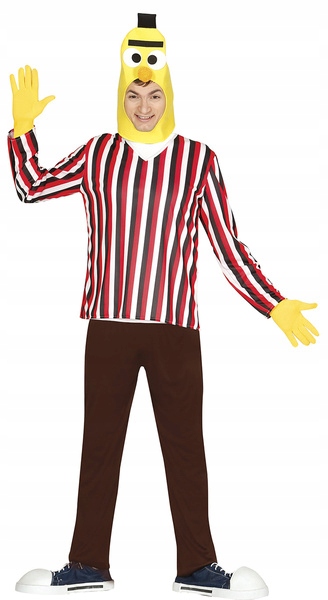 Kostým Bert Žlutý Muž Z Ulice L