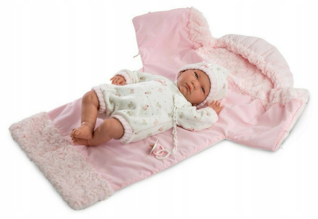 Lalka 74040 bobas Lala w różowym beciku 42cm