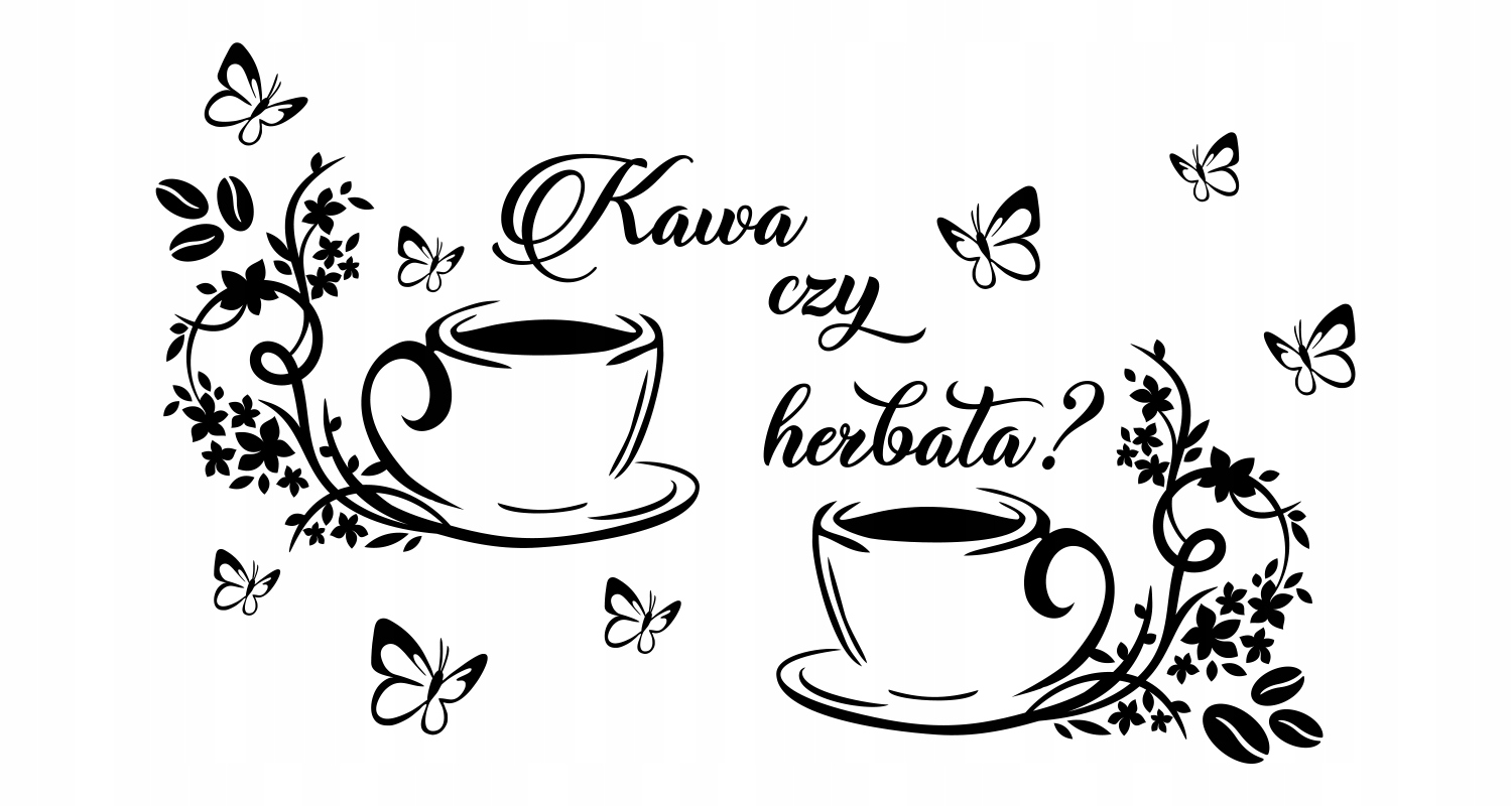 

Naklejki na ścianę Do Kuchni Kawa DK101 cytat