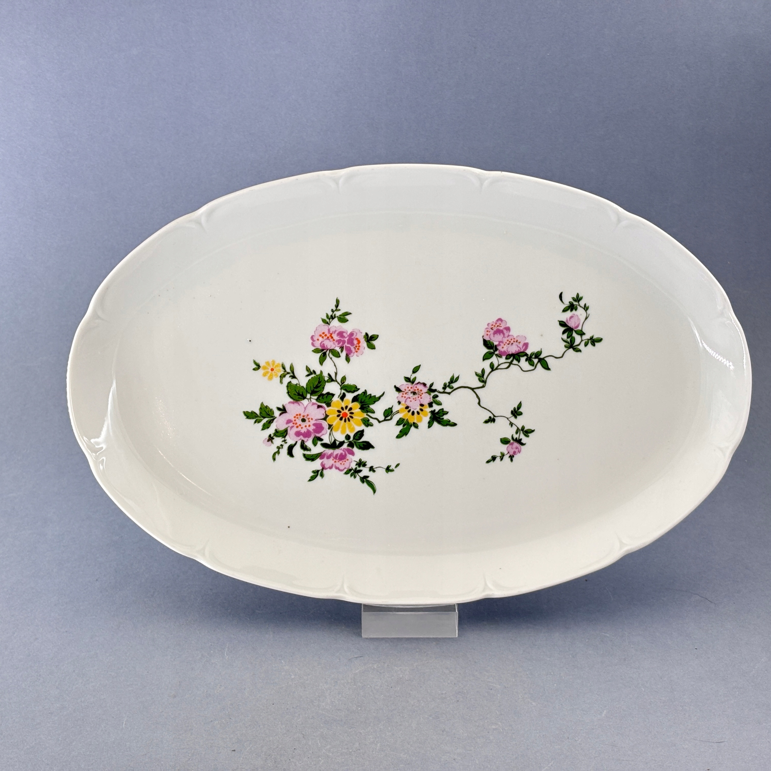 PIĘKNY DUŻY PÓŁMISEK PORCELANOWY PATERA ILMENAU