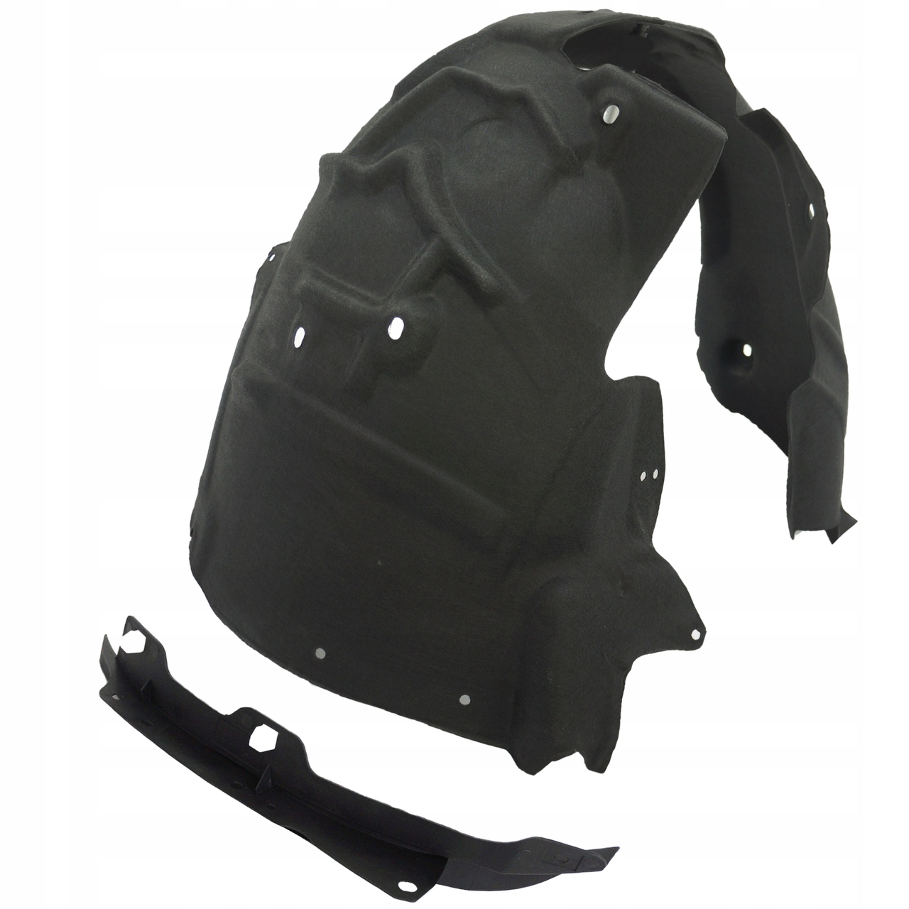 Pravé Přední kolo Spoiler Audi A4 B8 08-11r látkové Komplet