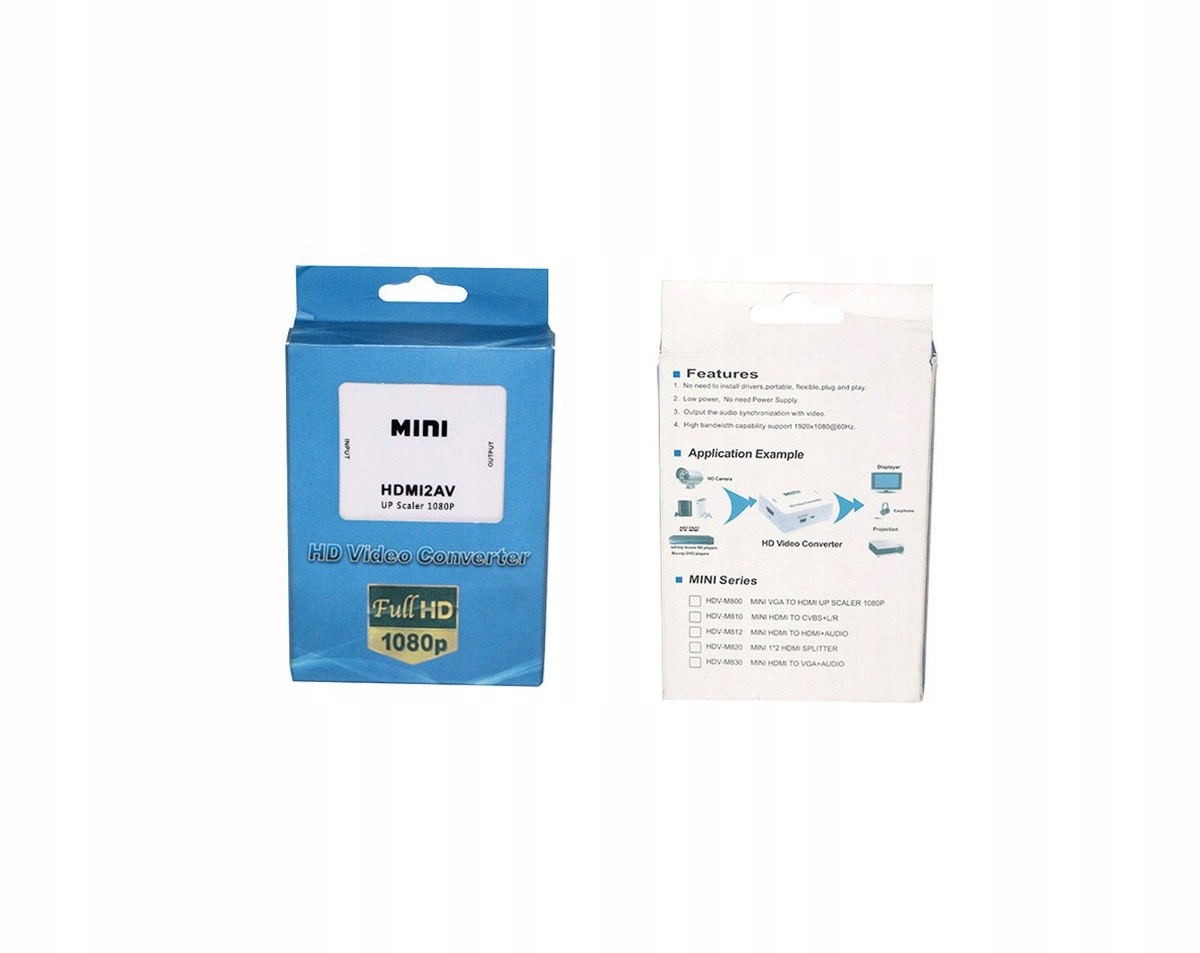 Konwerter HDMI do Composite Video CVBS analog Marka NTIinnovations