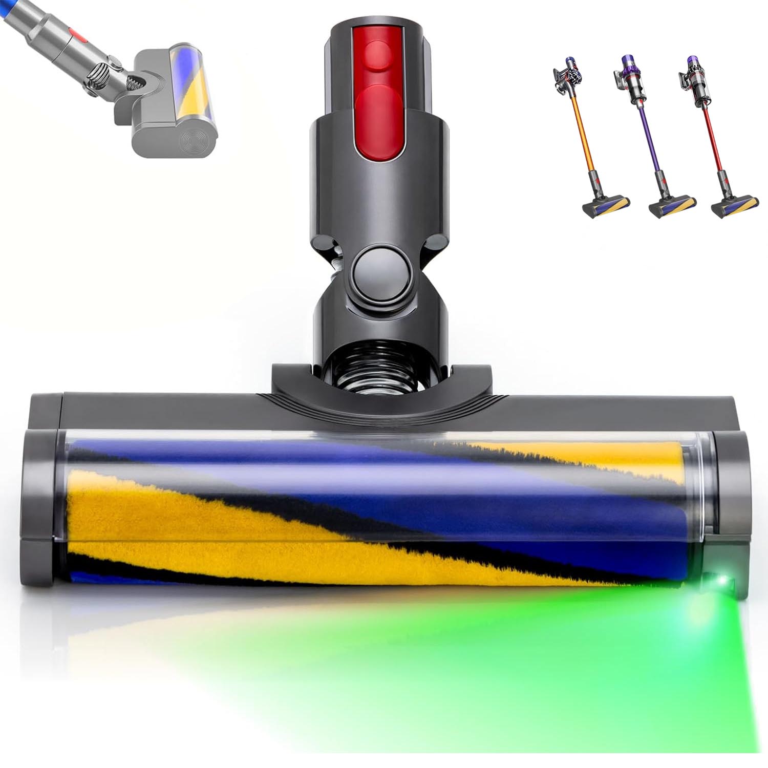 Turbo Kartáč Led Elektrokartáč Pro Vysavač Dyson V7 V8 V10 Praktický