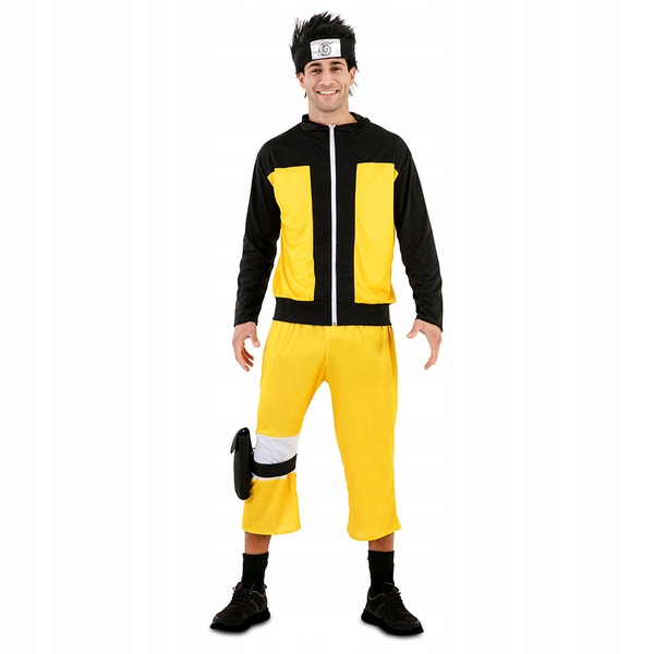 Kostým Žluté Ninja Žluté Ninjy Pro Dospělé Kostým Převlek M/L