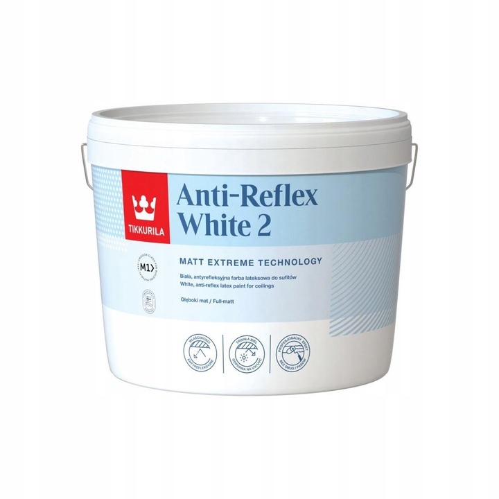 Tikkurila Farba Anti Reflex White 10L Biała Mat