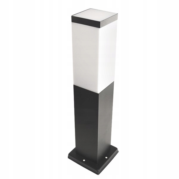 

Lampa ogrodowa 45cm do Led E27 IP44 8x8cm czarna