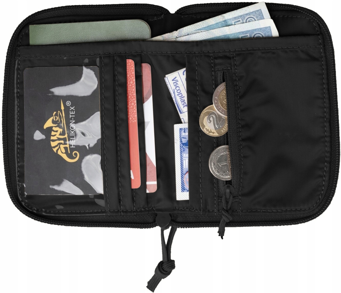 Portfel Męski Helikon EDC Large Cordura Czarny Kod producenta MO-EDL-CD-01