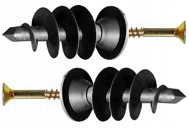 KOŁKI ŚLIMAK FUNDAMENTOWEJ STYROPIANU 150 + WKRĘTY