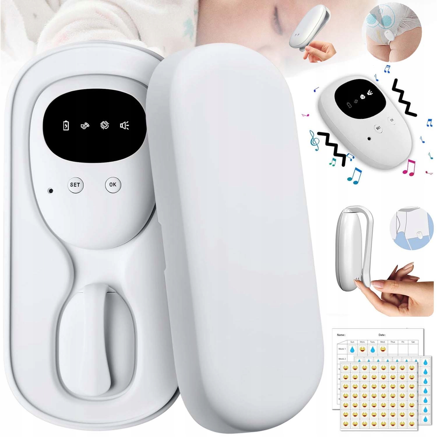 Alarm Nočního Pomočování – Bezdrátový – Alarm Nočního Pomočování Dítěte