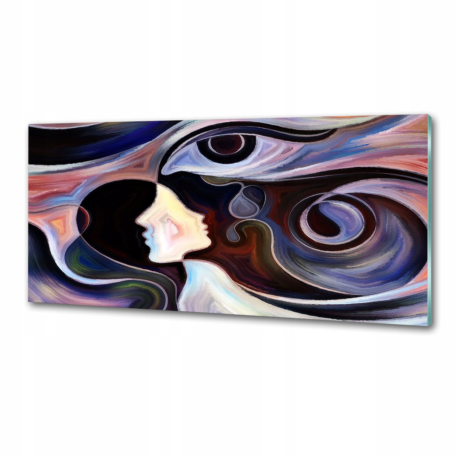 Panel dekor sklo Abstrakcia 125x50 cm Lepidlo