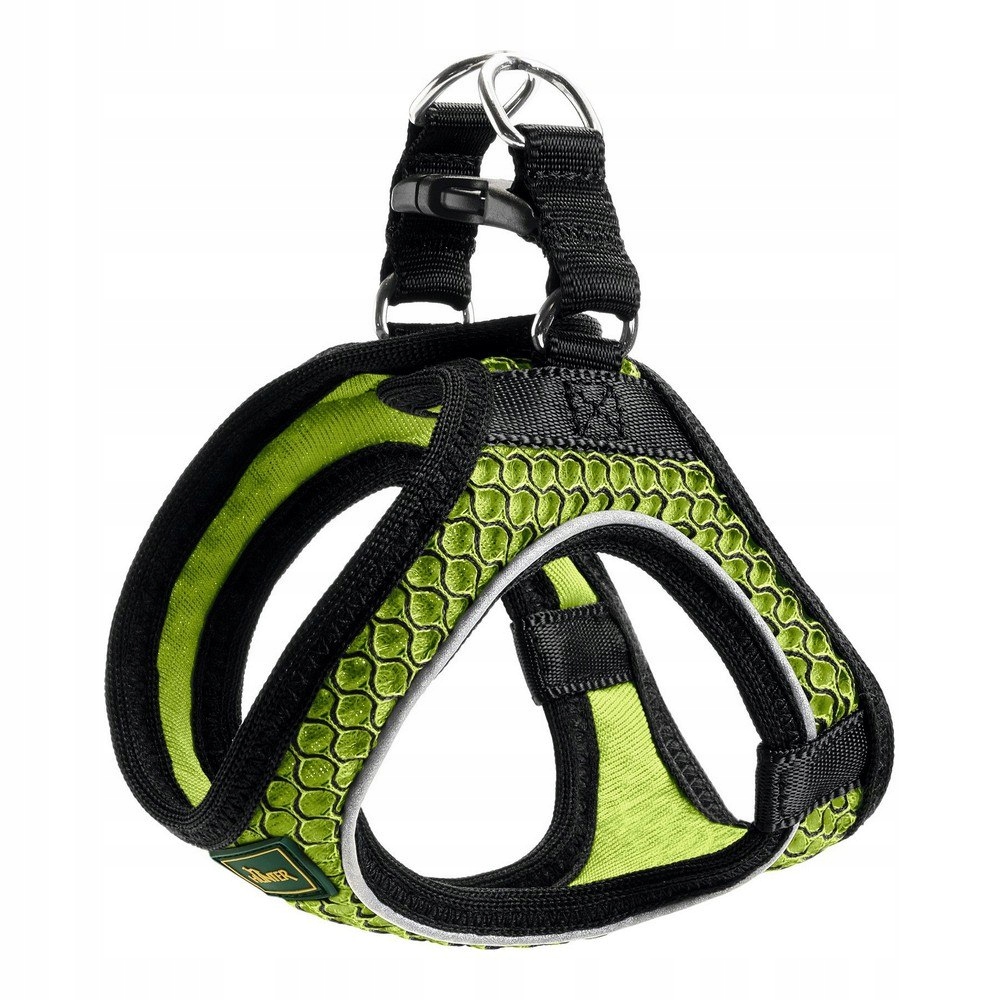 Postroj pro psa Hunter Hilo-Comfort Limetka (30-35 cm)
