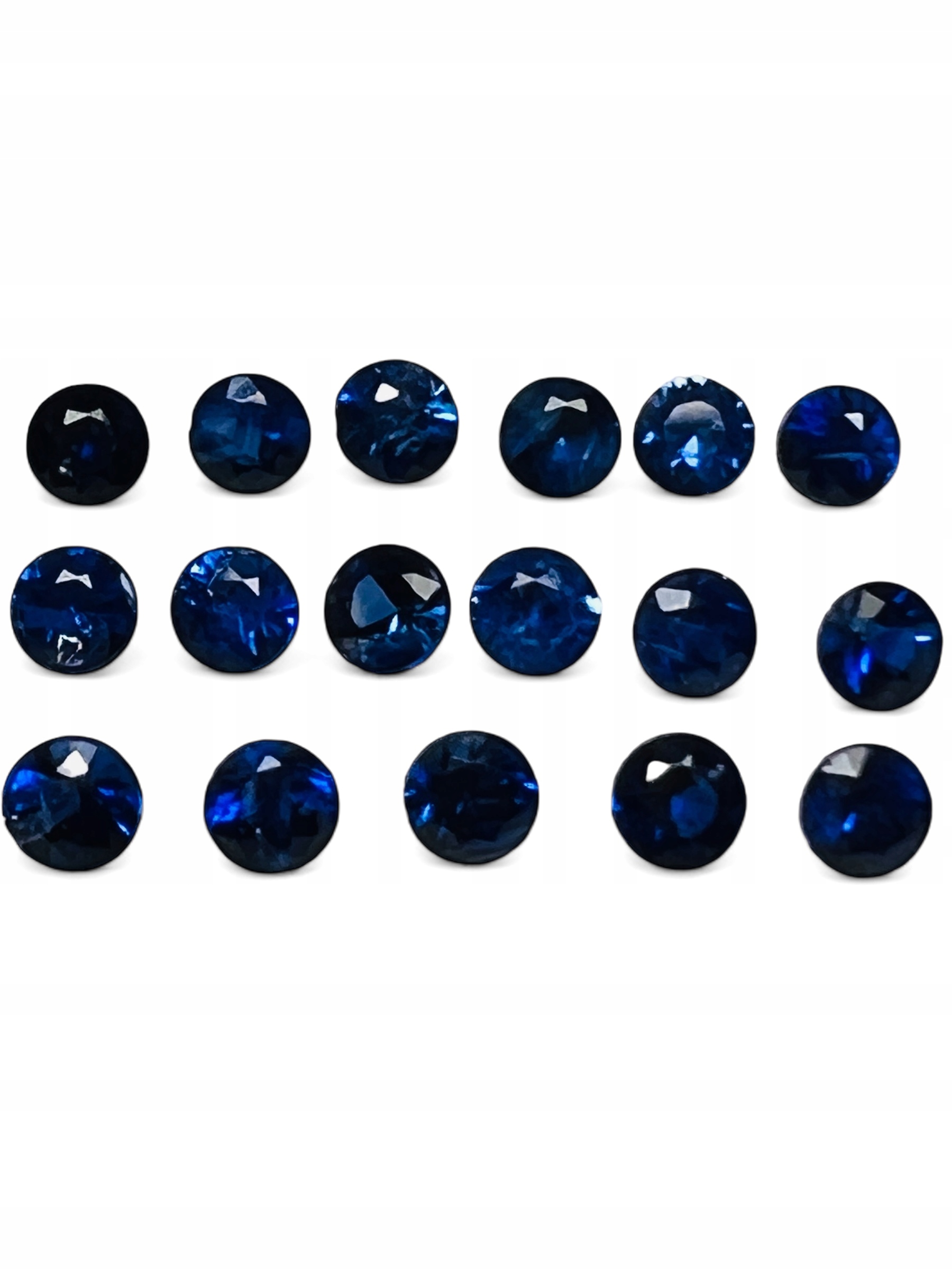 Safír Blue Přírodní 2,2 mm Kus