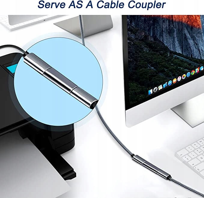 Adapter USB-C Żeński - Żeński do 3A 10 Gbps beczka Zastosowanie USB, FireWire