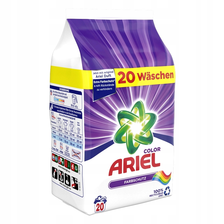 

Proszek Ariel Color Kolor 20 prań z Niemiec